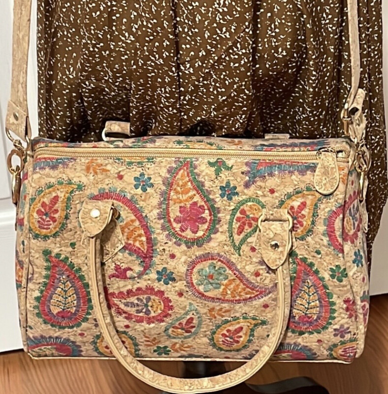 Jenna Multicolor Paisley Shoulder Bag Crossbody Purse