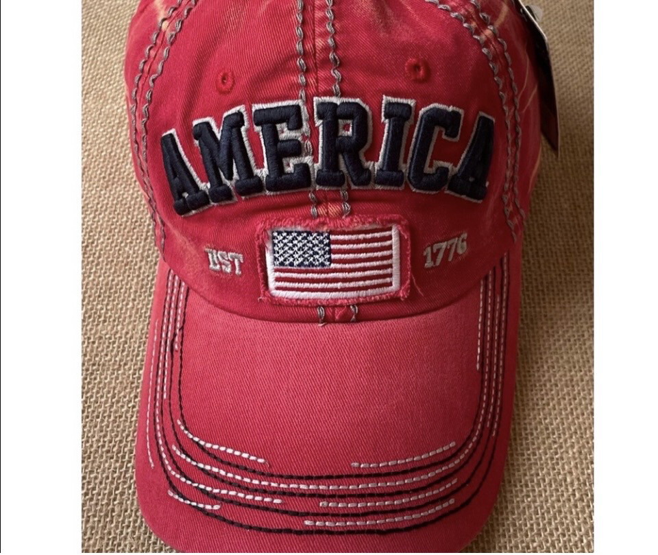 America Patriotic Ball Cap Hat