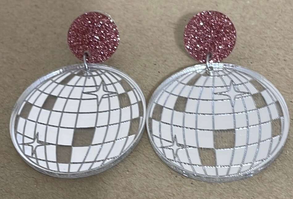 Jazzy Disco Ball Earrings