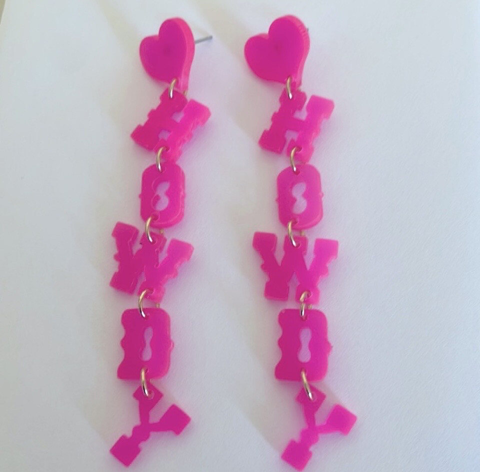 Lyle Pink Howdy Earrings