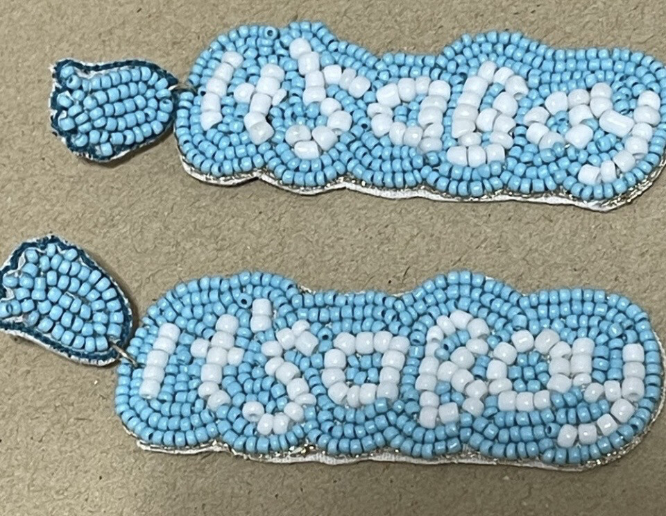 Gender Reveal It's a Boy Beaded Earrings
