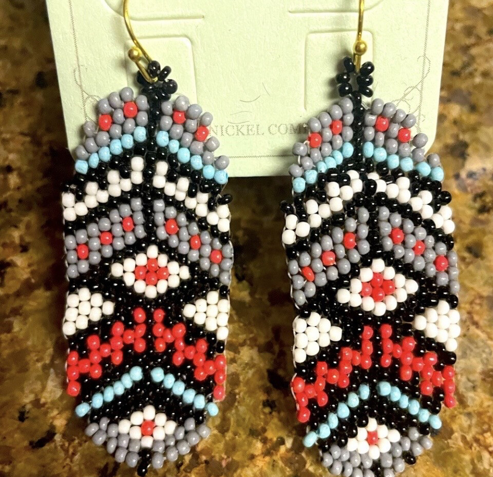 Shelby Boho Multicolor Beaded Earrings