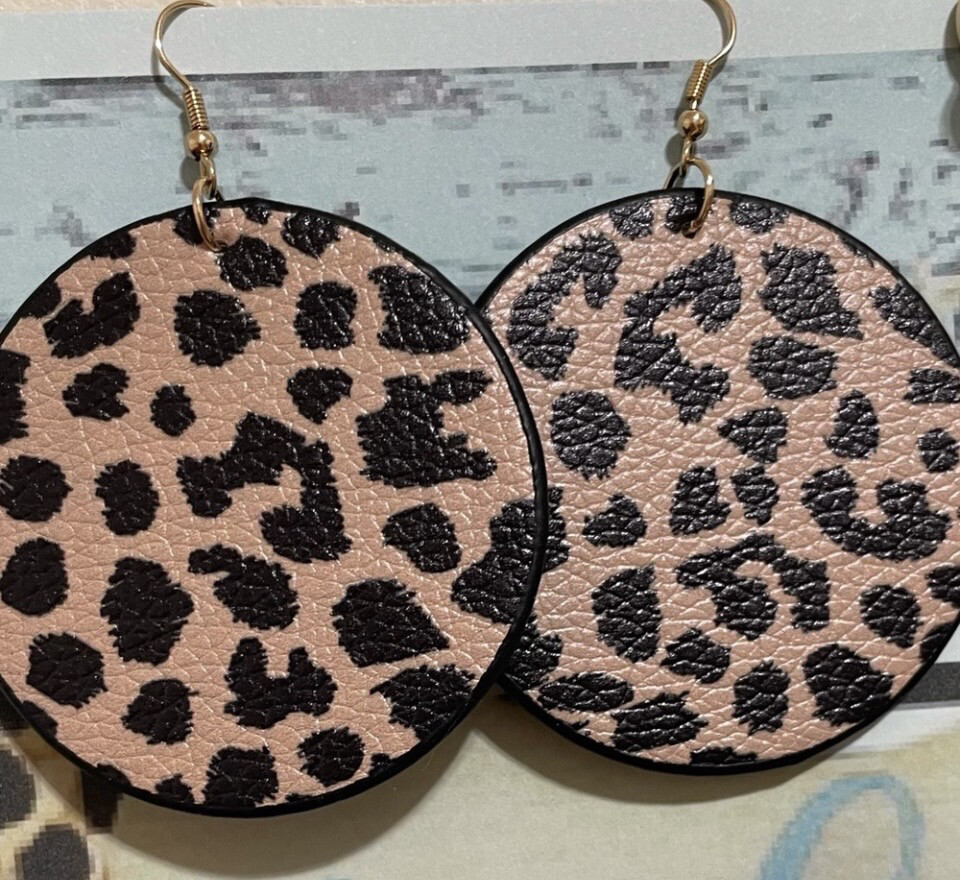 Sarah Jane Animal Print Earrings