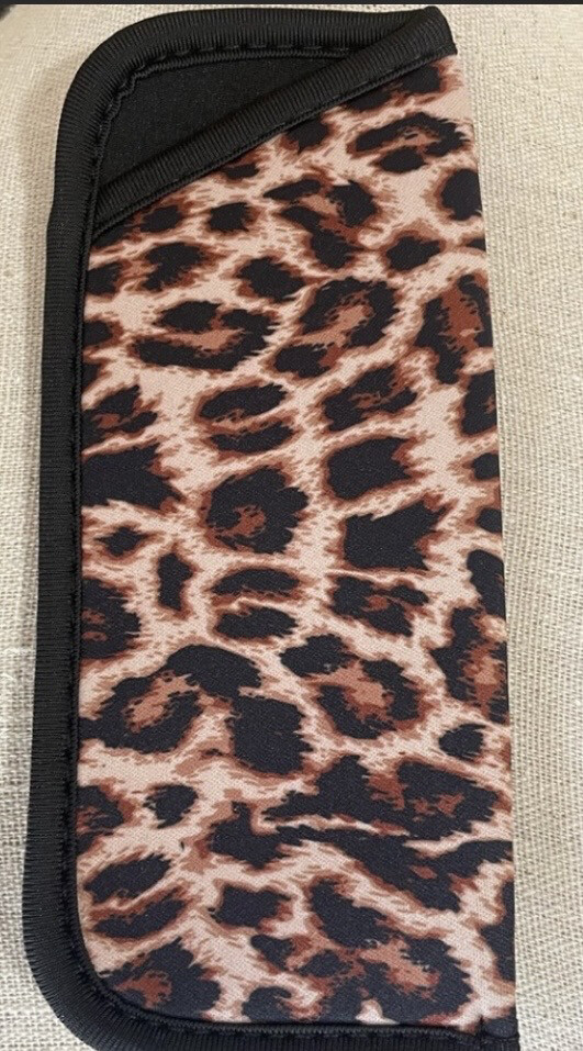Leopard Eyeglass Case