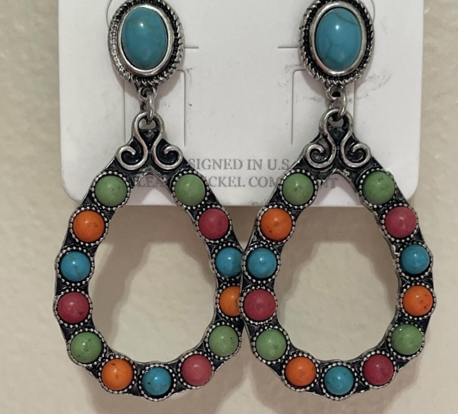 Ann Elise Turquoise Multicolor Earrings