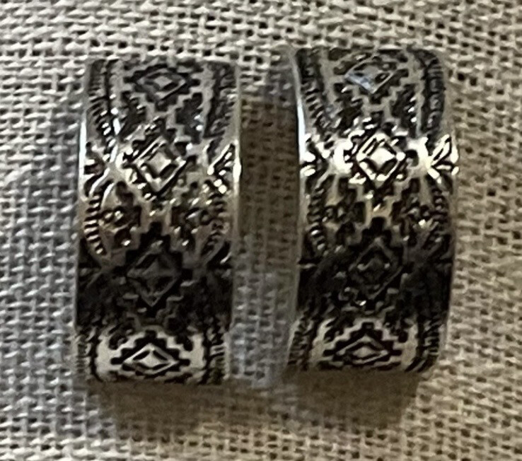 Monique Scroll Hoop Earrings