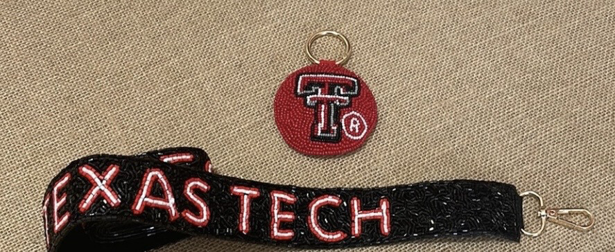 Texas Tech University Beaded Purse Strap Game Days