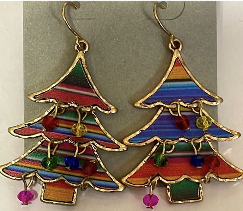 Christmas Trees Ornaments Earrings