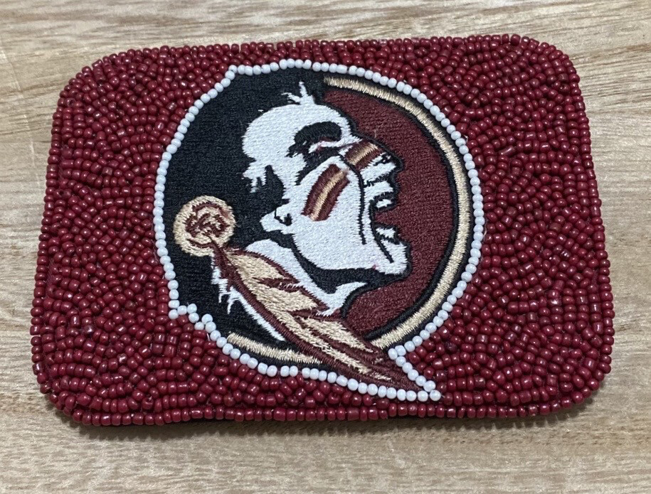 Florida State University Seminoles Beaded Card Holder FSU Game Days
