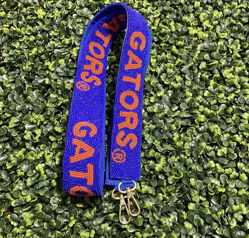 University of Florida GATORS Beaded Purse Strap Game Days