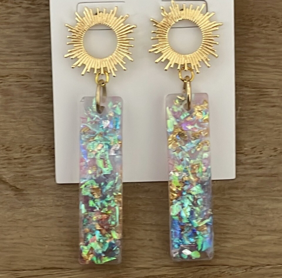 Sunny Rays Multicolor Dangle Earrings Easter Gifts