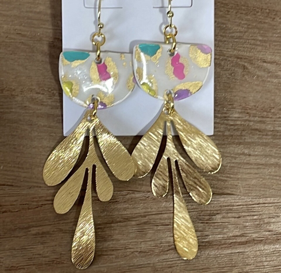Bella Multicolor Dangle Earrings Easter Gifts