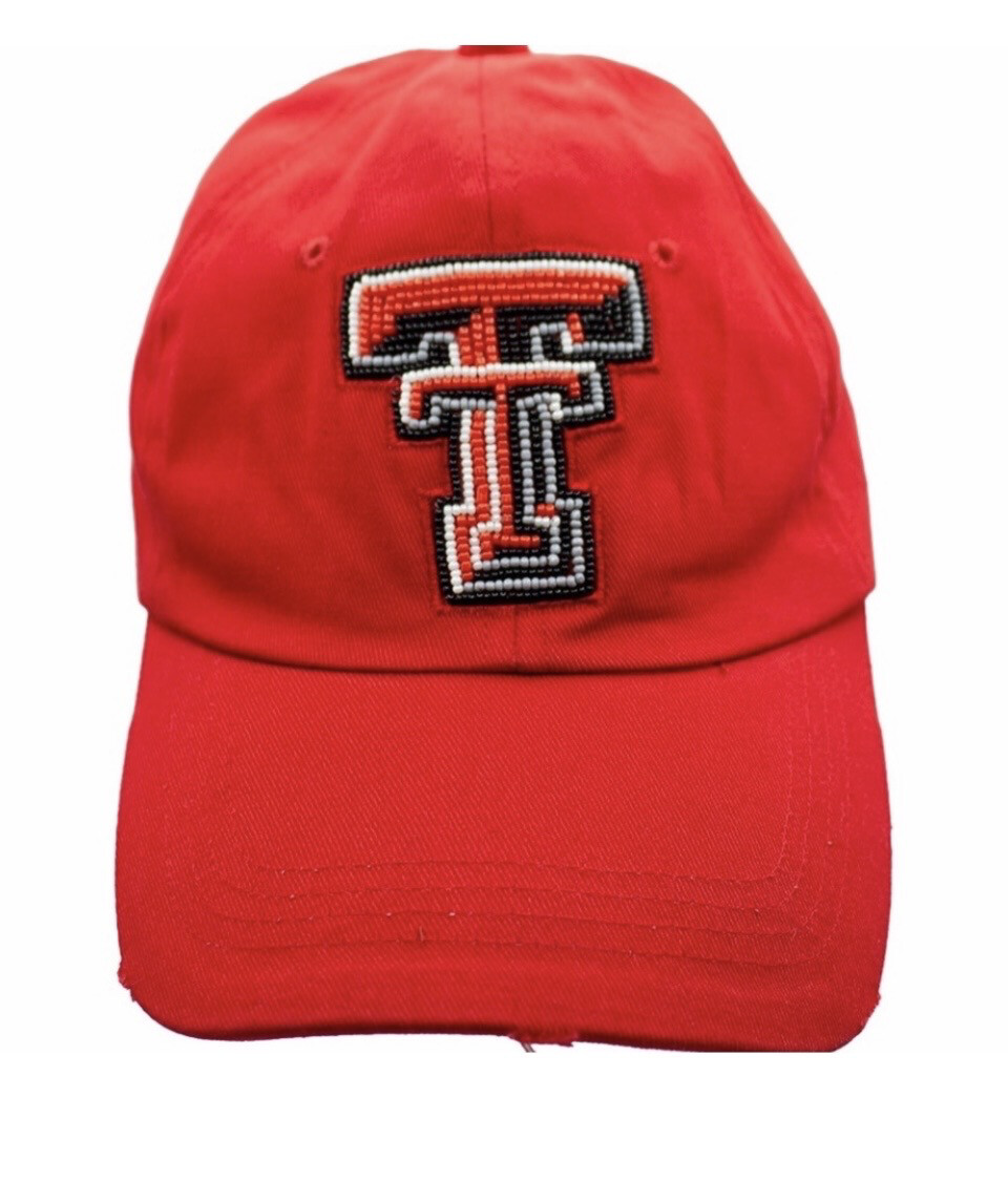 Texas Tech Beaded Ball Cap Men's Women's Game Days