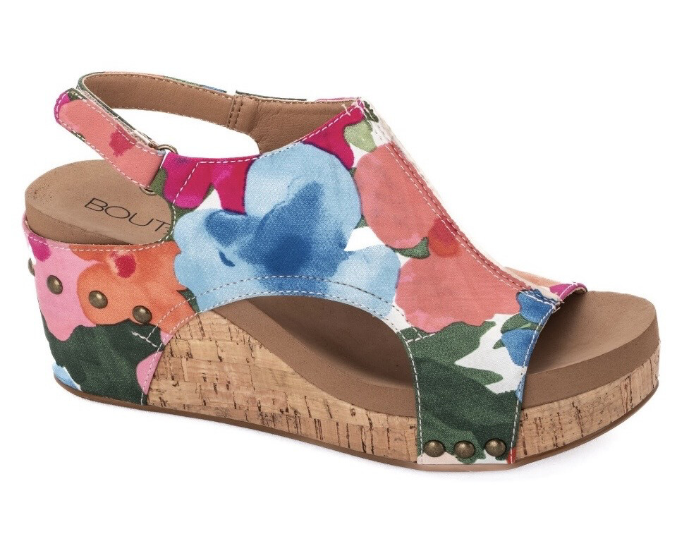 Corkys Carley Floral Sandals