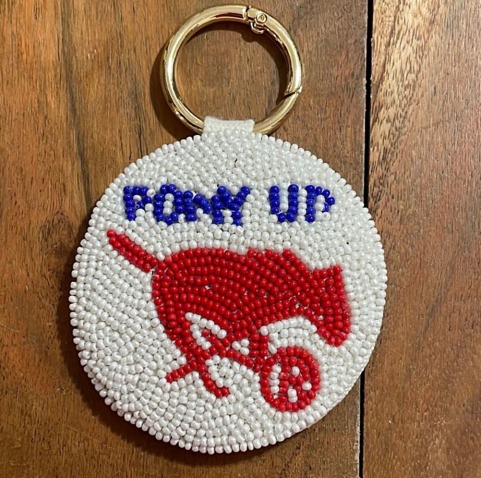 SMU Pony Up Keychain Game Day Graduation Gift