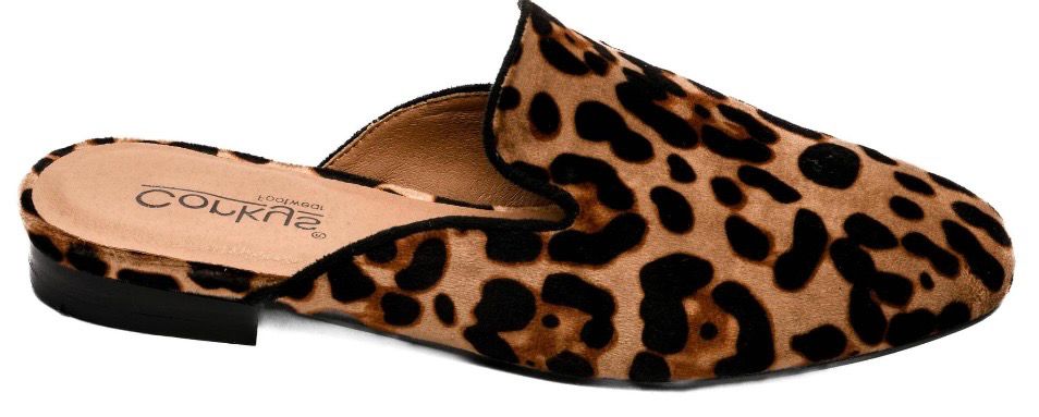Corkys Leopard Velvet Slip-On Mule Spotlight
