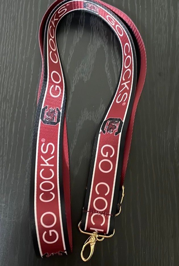 South Carolina Gamecocks Reversible Adjustable Purse Strap