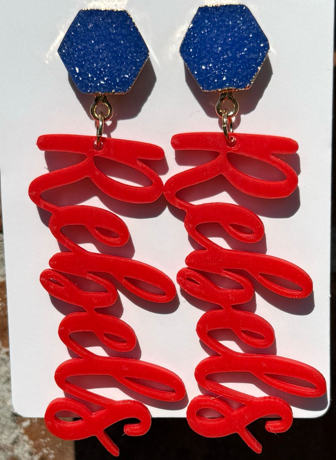 Rebels Game Day Earrings