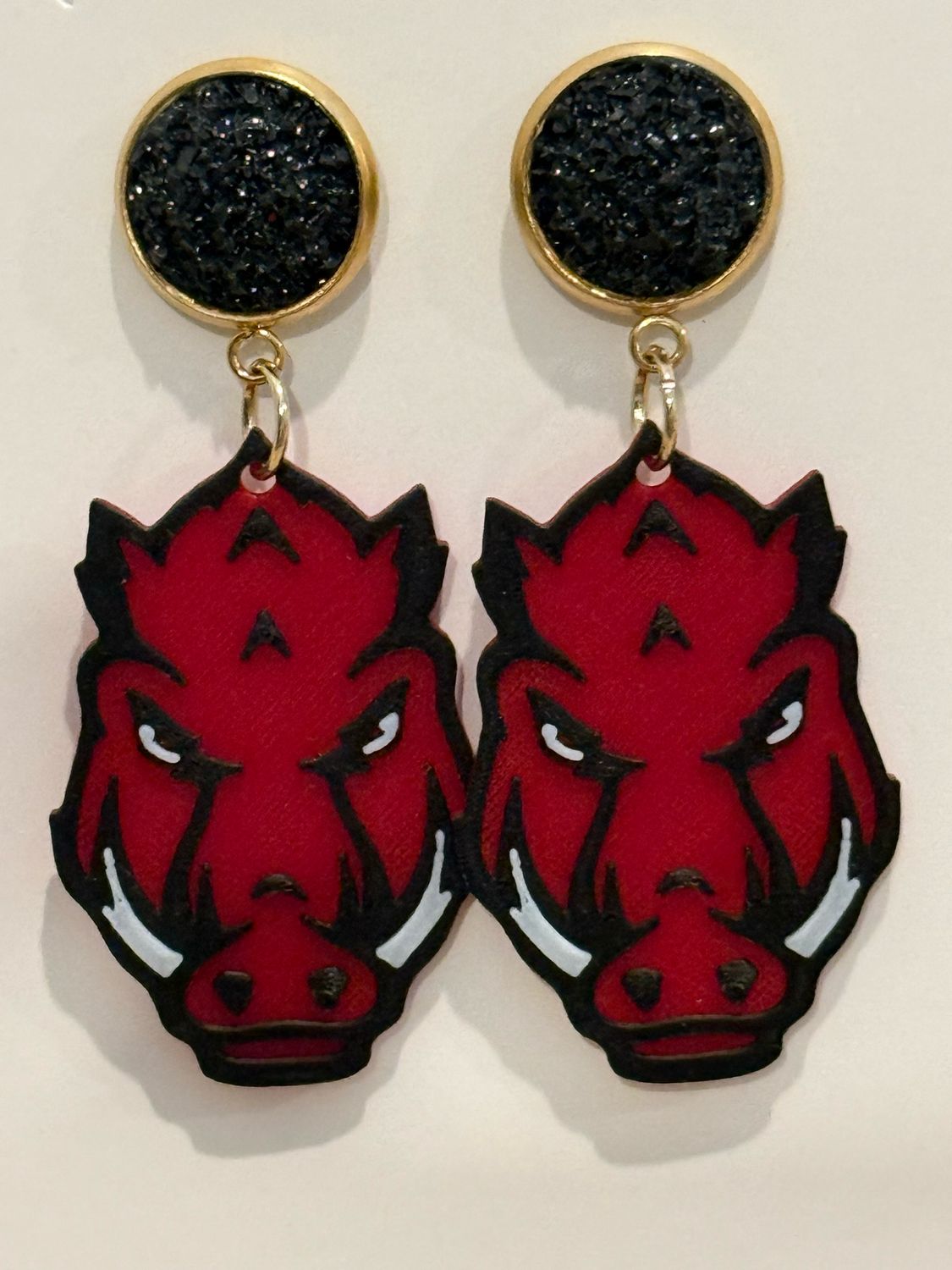 Arkansas Razorback Game Day Earrings