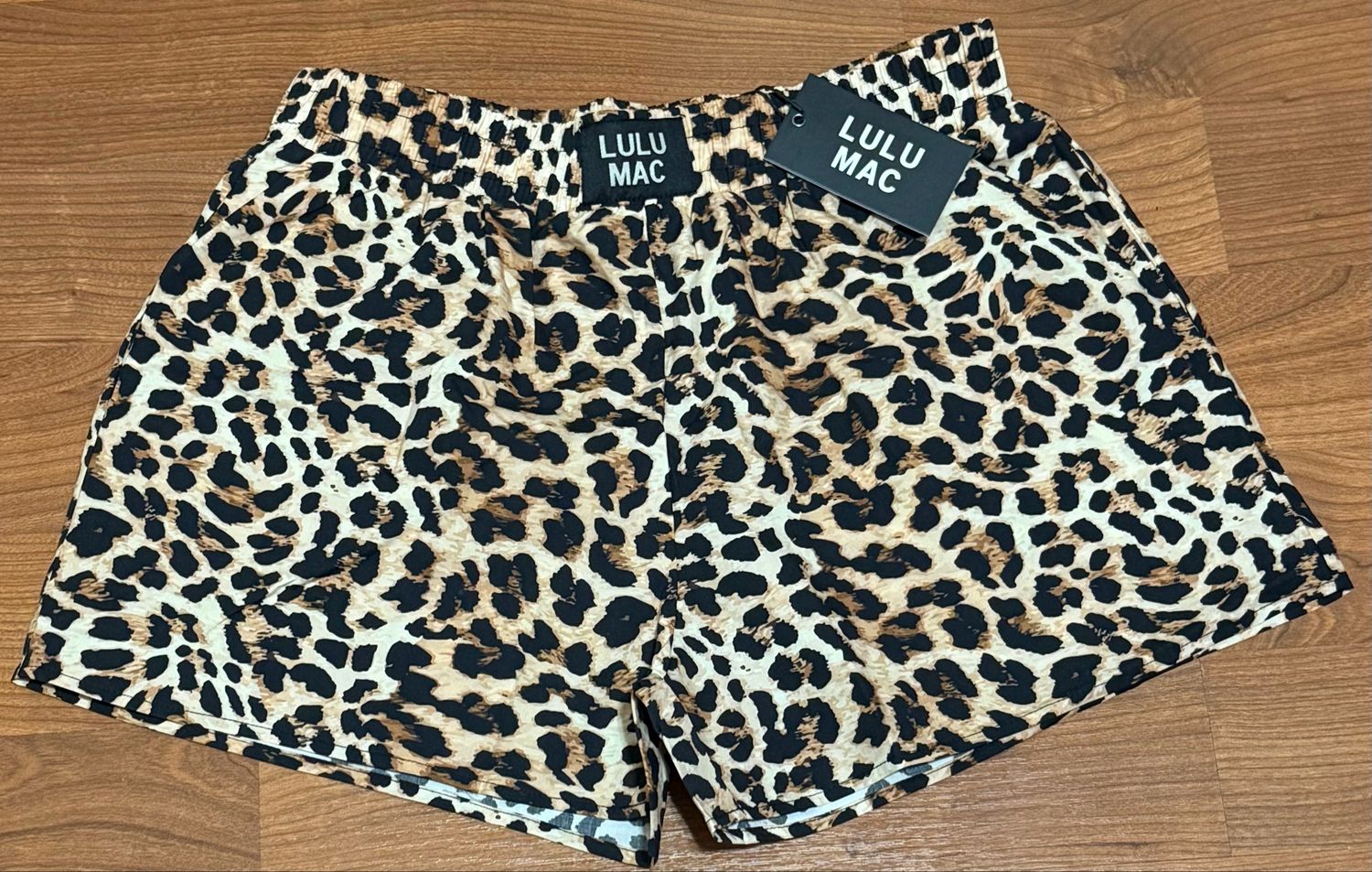LULU MAC Leopard Boxer Shorts