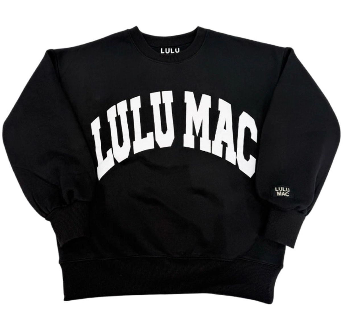 LULU MAC Black Sweatshirt
