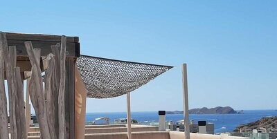 Casa Tarida with sea view, new kitchen, 9 rooms in total, 3 Bedrooms, 3 Bathrooms, 3 terraces, 2 Garden and 100 m² pool for use.
