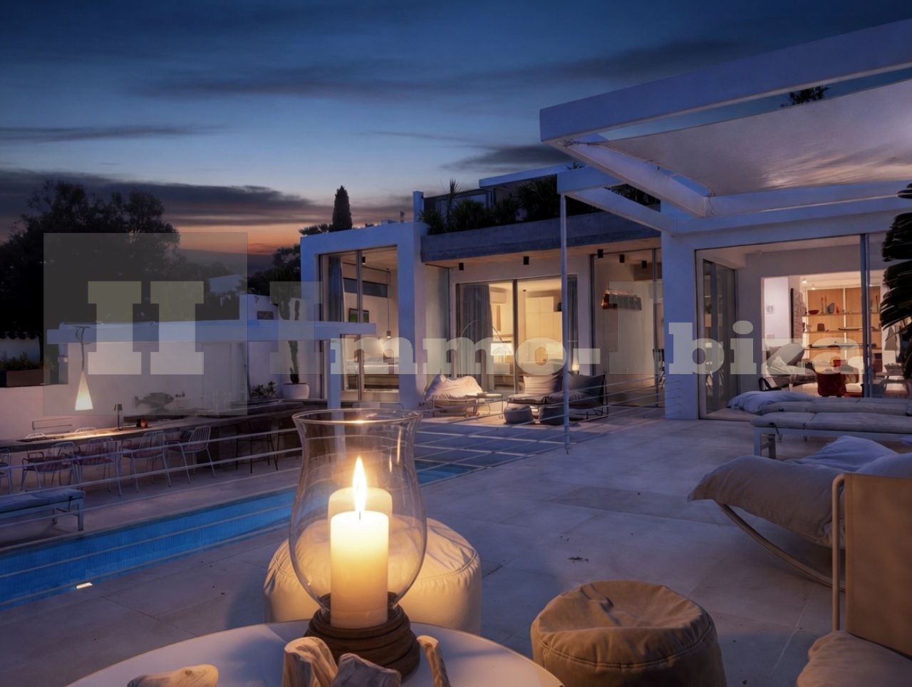 Newly completely renovated and refurbished Villa, now in Summer 2023 and has a walking distance to the Sandy beach of 10 minutes.