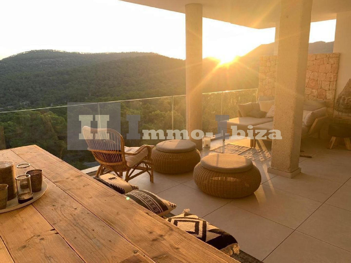 Sunrise and Sunset Home at Cala Vadella in Modern Top Condition