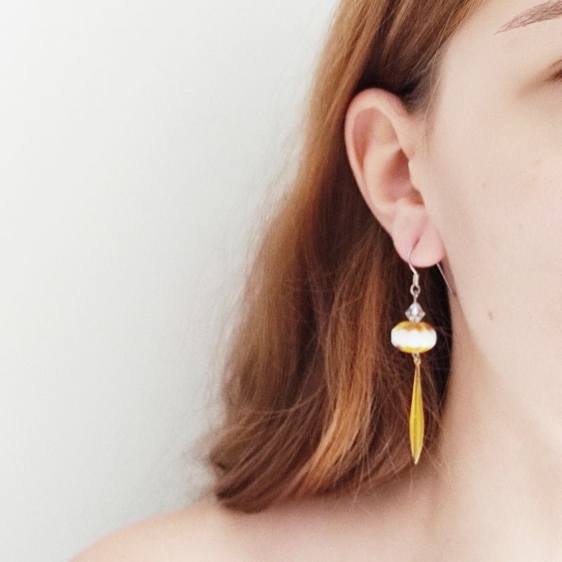 Boucles d'oreilles Plume