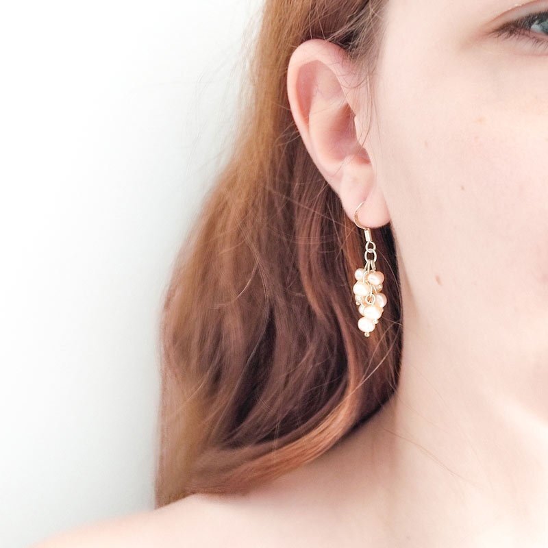 Boucles d'oreilles Grappe