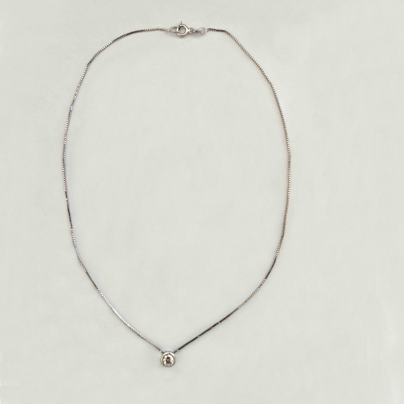 Collier Solitaire 5 mm