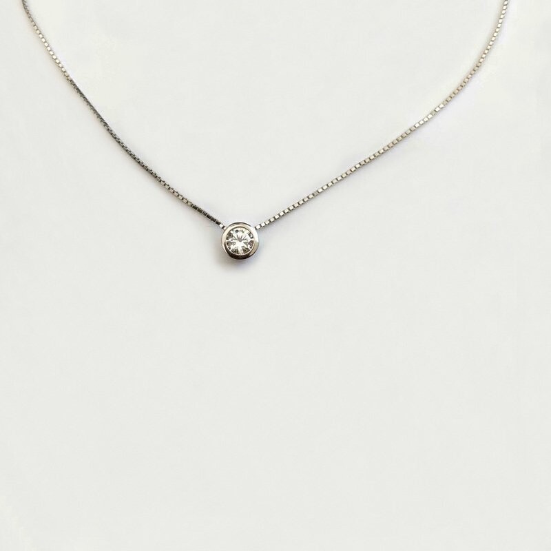 Collier Solitaire 5 mm