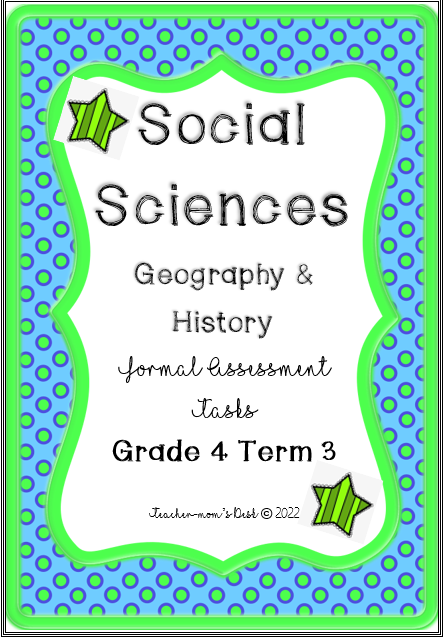 SOCIAL SCIENCES FAT TESTS GR 4 TERM 3