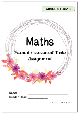 Maths Baseline Assessment Gr 4 2024