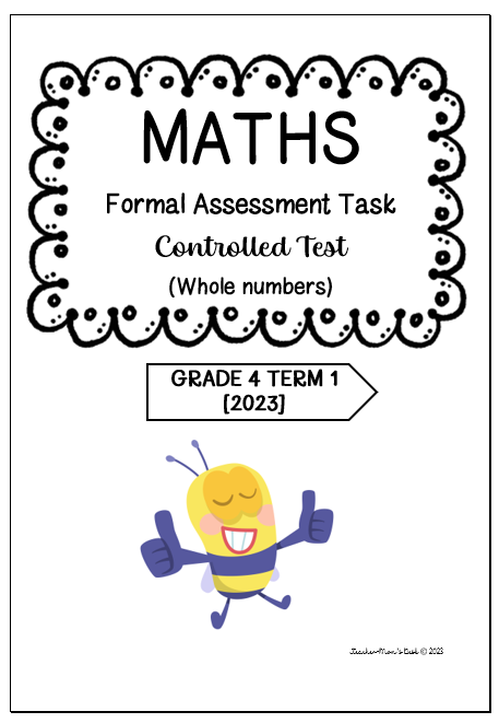 MATHS FAT TEST GR 4 TERM 1 [2023]