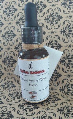 Herbal infused apple cider vinegar rinse 2oz