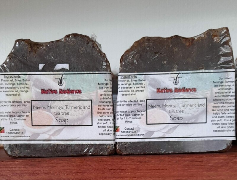 Neem Moringa and Turmeric Soap 20ec