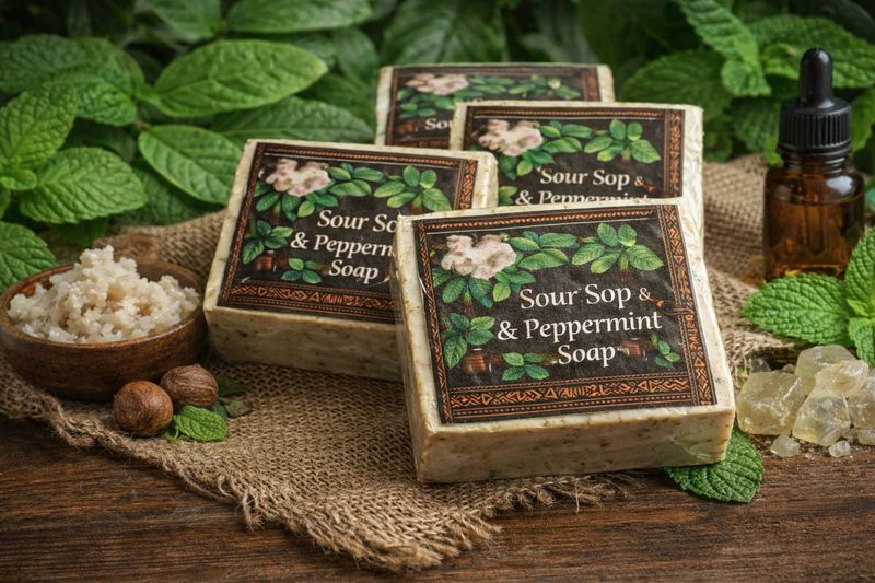 Limited Edition  Soursop leaves and peppermint