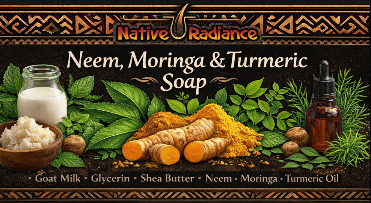 Limited Edition  Neem Moringa and Turmeric soap