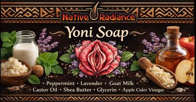 Limited Edition  Yoni soap.  PEPPERMINT AND LAVENDER