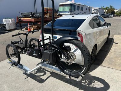 Electric bike carrier	For 3" wheel electric bicycles