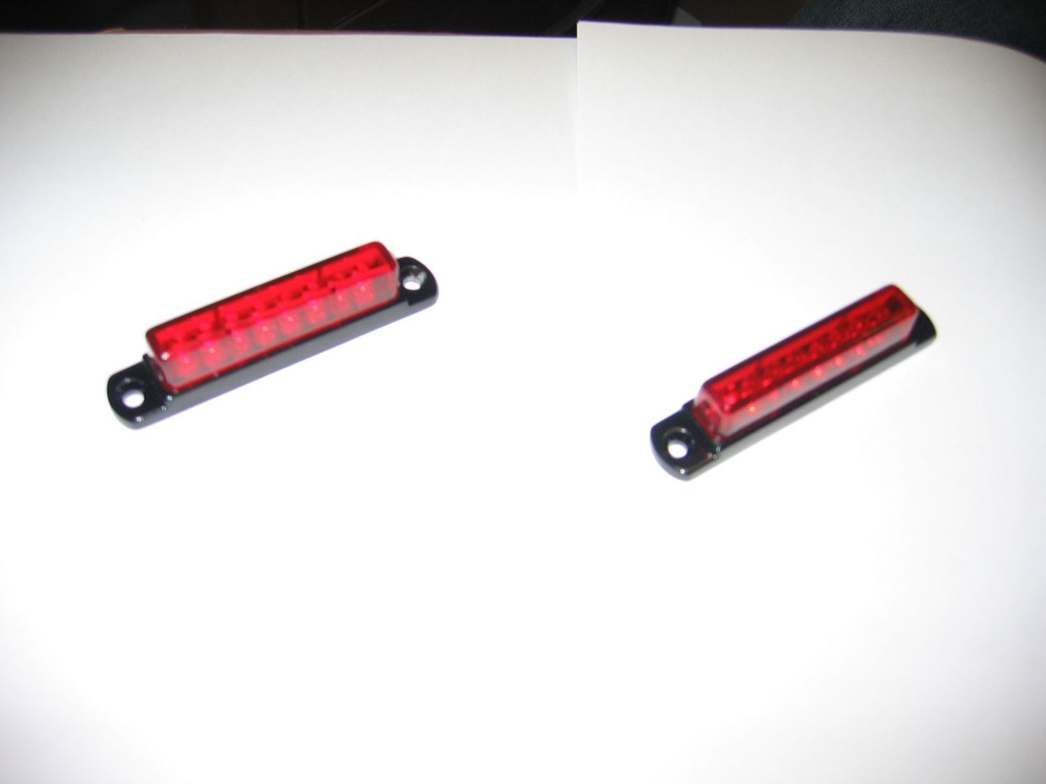 3" Red L.E.D. (PAIR)	Dual Intensity Ultra Bright Includes hardware