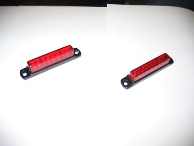 3" Red L.E.D. (PAIR)	Dual Intensity Ultra Bright Includes hardware