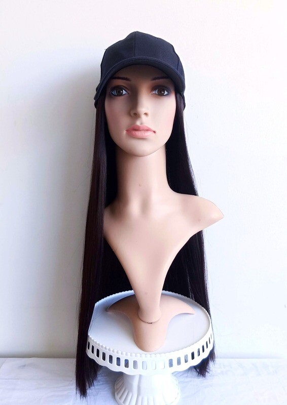 Peluca con gorra Kanekalon