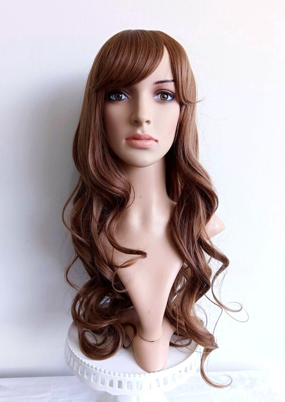 Peluca Ondulada Cenizo