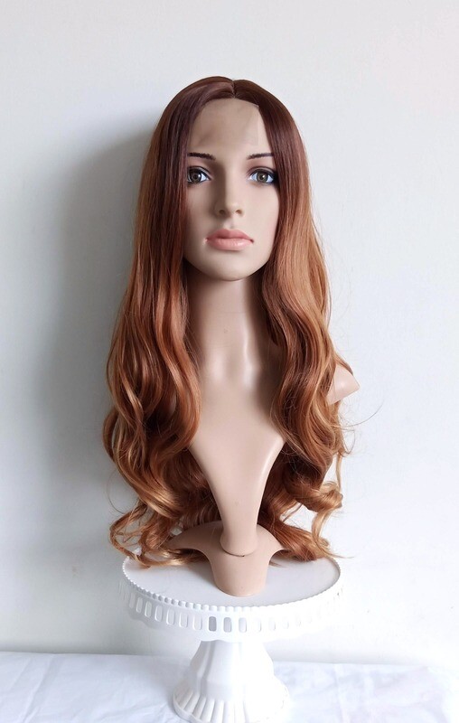 Peluca ondeada mini lace