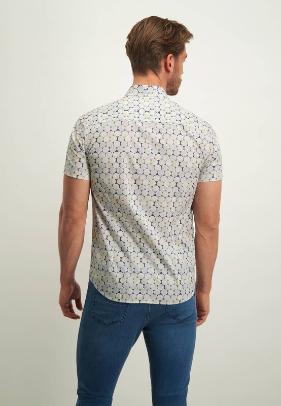 State of Art Shirt SS Printed Pop Navy 26413245