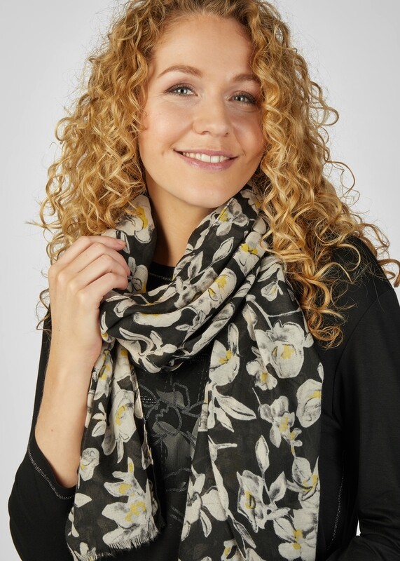 Rabe Schal Schwarz 51-221940