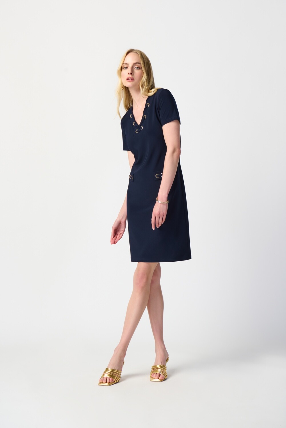 Joseph Ribkoff LDS Dress Blauw 241012