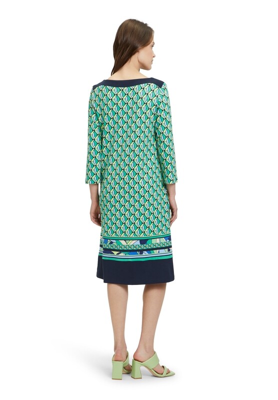 Betty Barclay Kleid Kurz 3/4 Arm Green/Blue 15342531